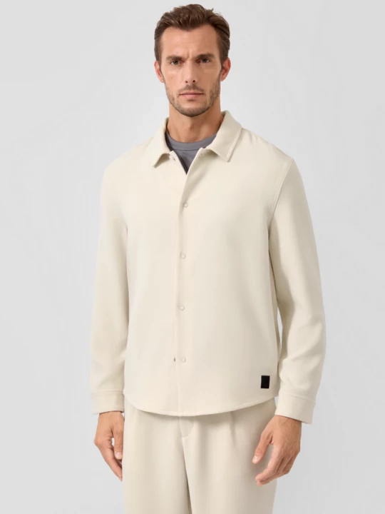 Foto van product Casual overshirt van stretchstof s.Oliver beżowy
