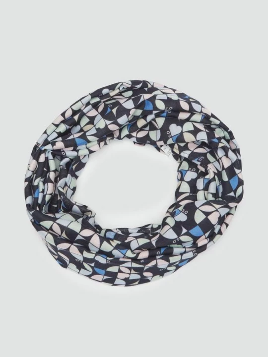 Foto van product Casual viscose lussjaal met all-over print s.Oliver blauw