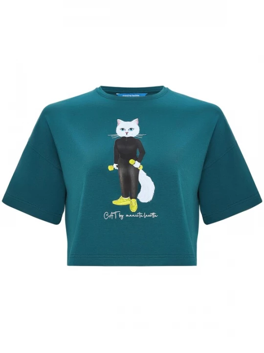 Foto van product Cat e Lolette Shirt 'Sport Cat' blauw