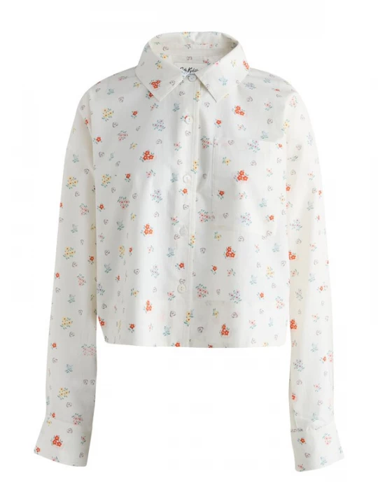 Foto van product Cath Kidston Blouse lichtbeige / pastelblauw / mintgroen / oranjerood