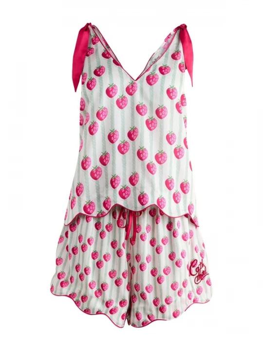 Foto van product Cath Kidston Korte pyjama groen / pastelgroen / donkerroze / wit
