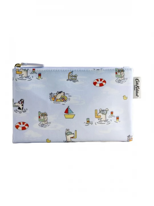Foto van product Cath Kidston Portemonnee lichtblauw / citroengeel / rood / zwart