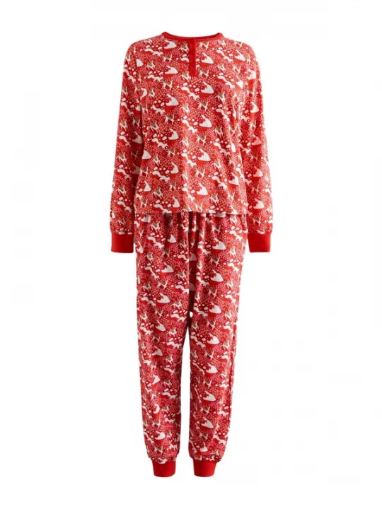 Foto van product Cath Kidston Pyjama bruin / rood / wit