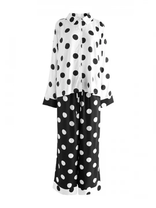 Foto van product Cath Kidston Pyjama 'Cath Kidston' zwart / wit