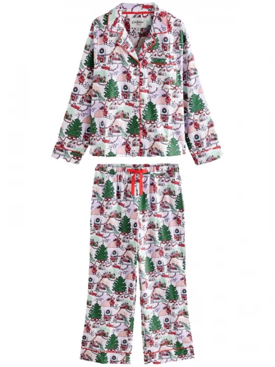 Foto van product Cath Kidston Pyjama groen / rood / wit