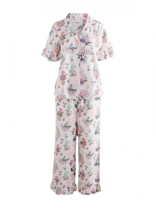 Foto van product Cath Kidston Pyjama lichtblauw / jade groen / rosa / wit