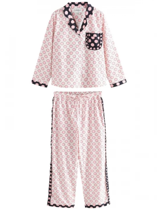 Foto van product Cath Kidston Pyjama rosa / pastelroze / zwart