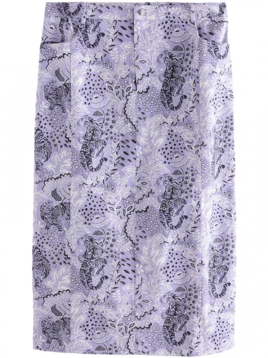 Foto van product Cath Kidston Rok duifblauw / zwart / wit