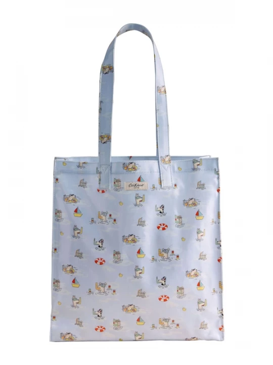 Foto van product Cath Kidston Shopper crème / duifblauw / geel / rood