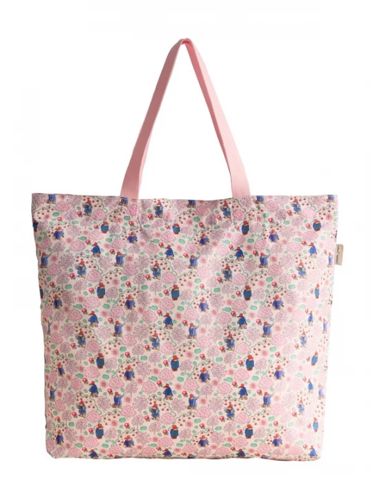 Foto van product Cath Kidston Shopper grasgroen / lila / rosa
