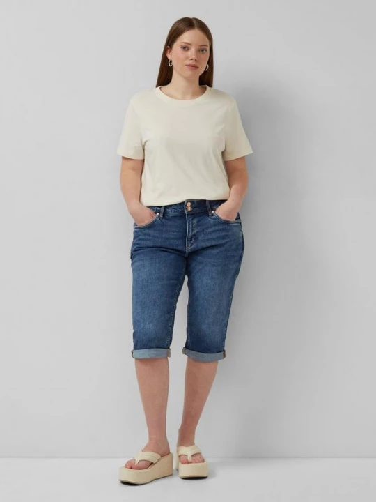 Foto van product Catie / Halfhoog / Capri jeans QS blauw