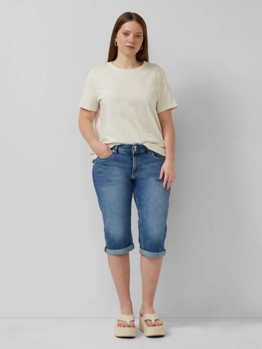 Foto van product Catie / Halfhoog / Capri jeans QS blauw