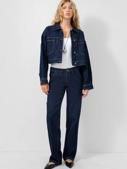 Foto van product Catie jeans / slim fit / halfhoog / rechte pijp QS blauw