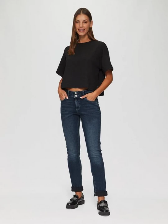 Foto van product Catie jeans / Slim Fit / Halfhoog / Slanke pijpen QS blauw