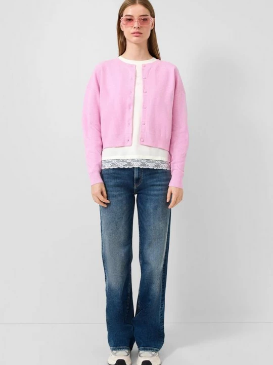 Foto van product Catie jeans / Slim Fit / Hoge taille / Wijde pijpen QS blauw