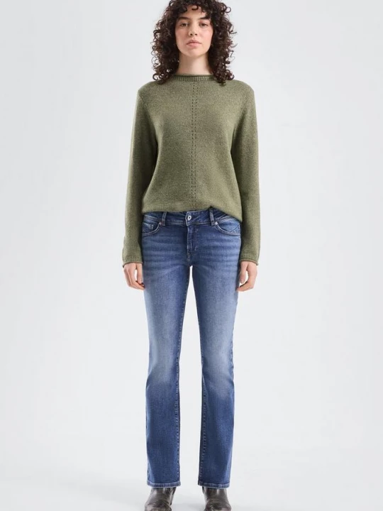 Foto van product Catie jeans / Slim Fit / Mid Rise / Bootcut Pijp QS blauw