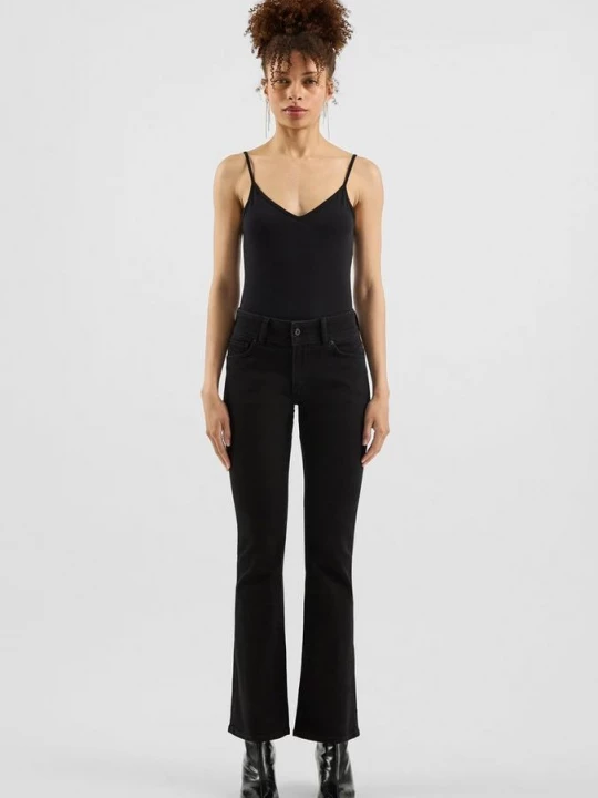 Foto van product Catie jeans / Slim Fit / Mid Rise / Bootcut Pijp QS zwart