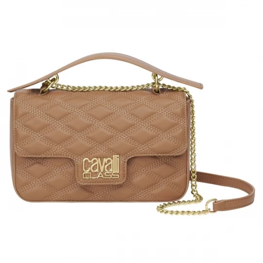 Foto van product Cavalli Class Handtas 'Amanda' lichtbruin / goud