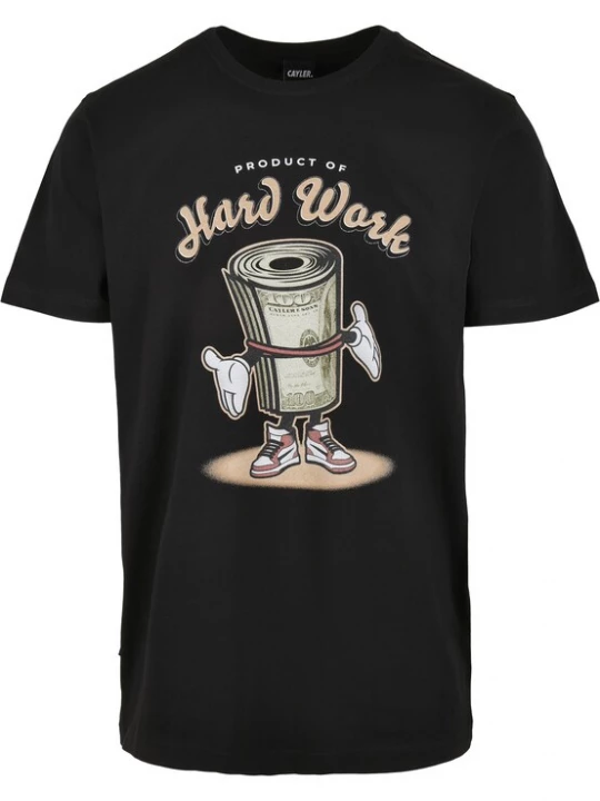 Foto van product Cayler & Sons Shirt 'Hard Work' beige gemêleerd / pastelrood / zwart / wit