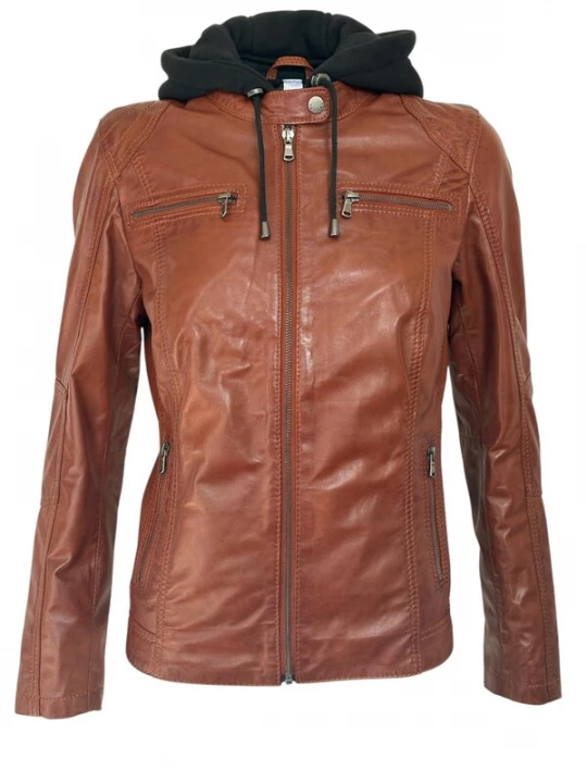 Foto van product CBL Tussenjas 'Lederjacke' cognac