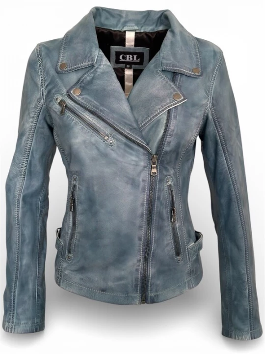 Foto van product CBL Tussenjas 'Lederjacke' lichtblauw