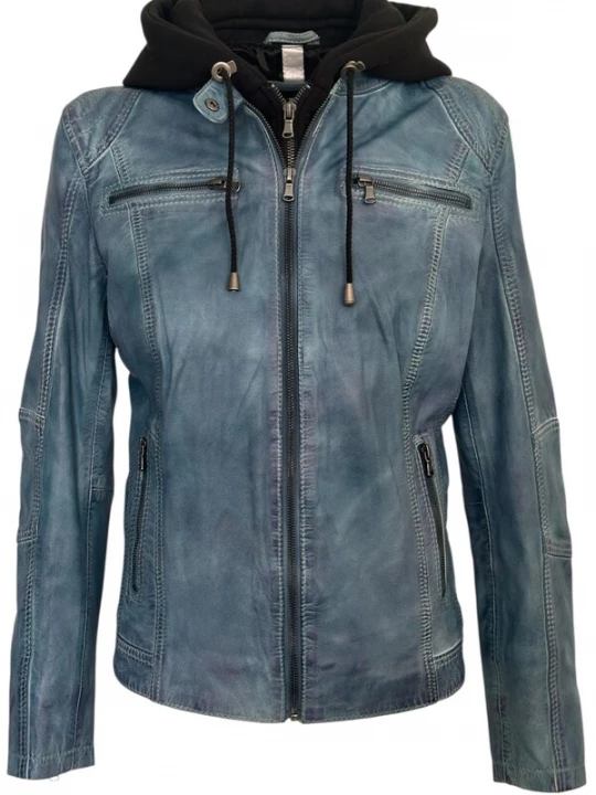Foto van product CBL Tussenjas 'Lederjacke' lichtblauw
