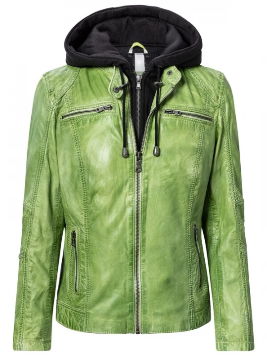 Foto van product CBL Tussenjas 'Lederjacke' limoen