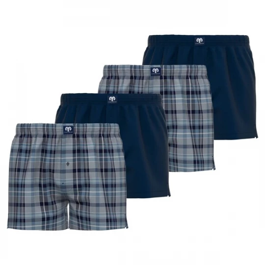 Foto van product CECEBA Boxershorts blauw / marine / wit