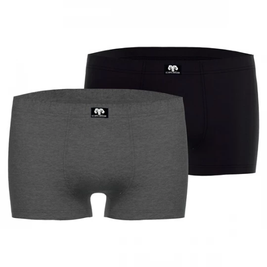 Foto van product CECEBA Boxershorts donkergrijs / zwart