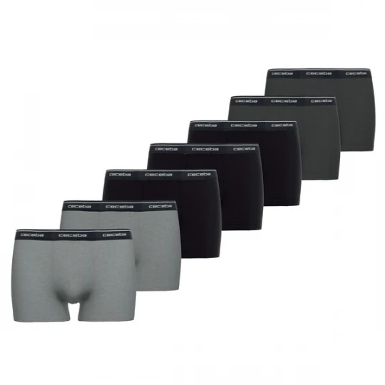 Foto van product CECEBA Boxershorts grijs / zwart