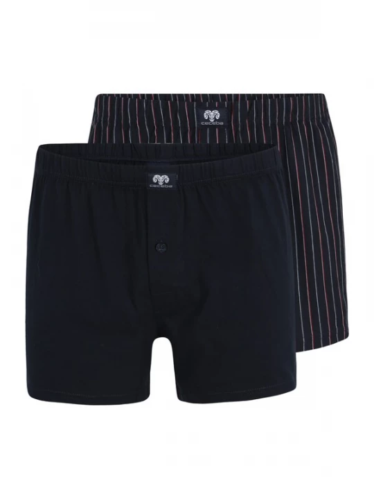 Foto van product CECEBA Boxershorts navy / rood / wit