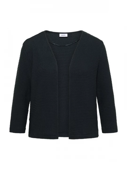 Foto van product CECIL Gebreid vest zwart