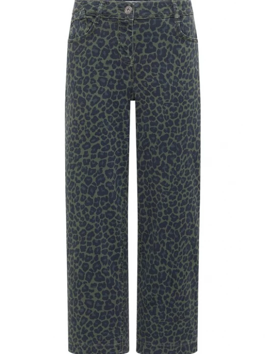 Foto van product CECIL Jeans 'Neele' olijfgroen / donkergroen / zwart
