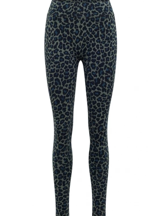 Foto van product CECIL Leggings 'Tracey' blauw / mintgroen / zwart