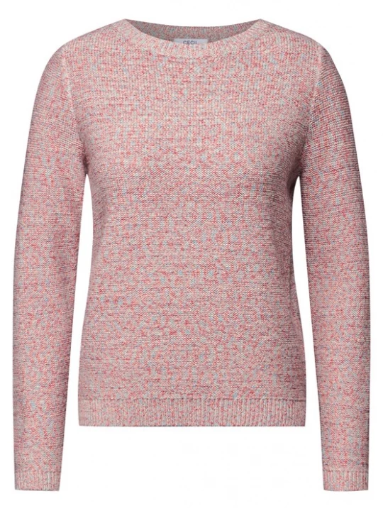 Foto van product CECIL Trui blauw / rosé / parelwit