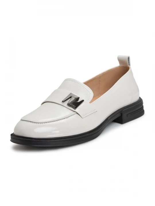 Foto van product CESARE GASPARI Mocassins zwart / wit
