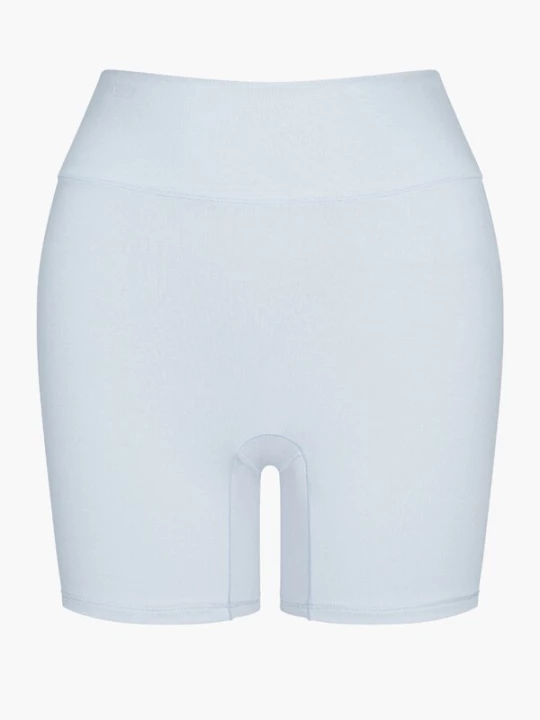 Foto van product cfab Broek 'Cotton High-Waist Shorts' lichtblauw