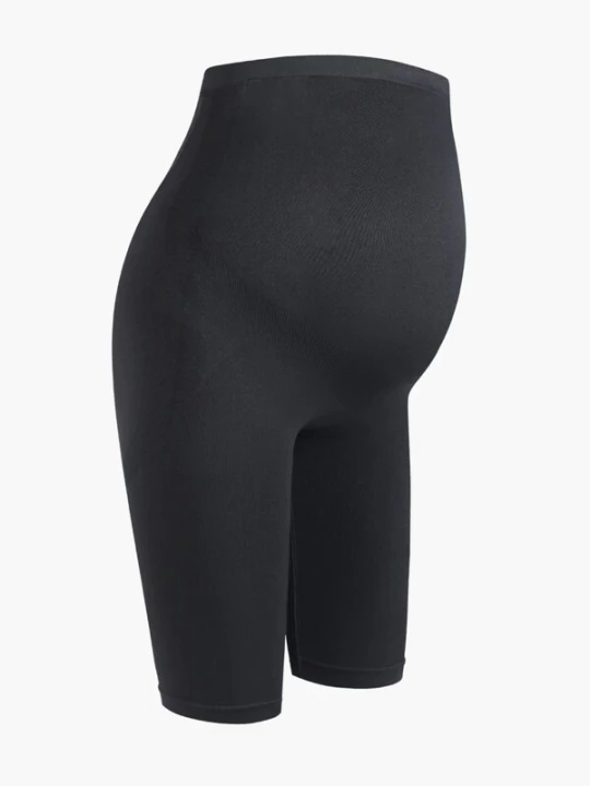 Foto van product cfab Broek 'Seamless Umstandsshorts mit hohem Bund' antraciet