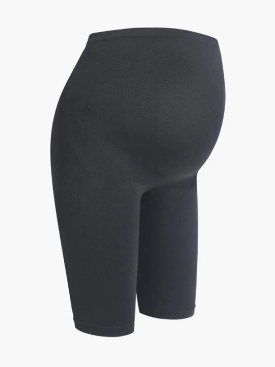 Foto van product cfab Broek 'Seamless Umstandsshorts mit hohem Bund' donkergrijs
