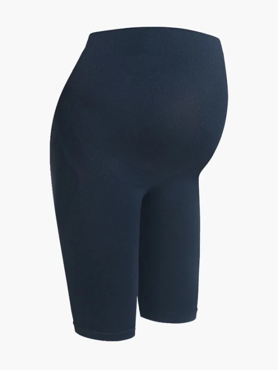 Foto van product cfab Broek 'Seamless Umstandsshorts mit hohem Bund' navy