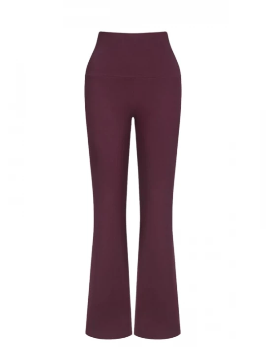 Foto van product cfab Leggings 'Cotton Flared Bootcut Leggings' bourgogne