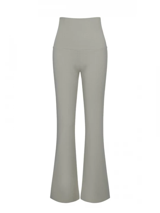 Foto van product cfab Leggings 'Cotton Flared Bootcut Leggings' donkergrijs