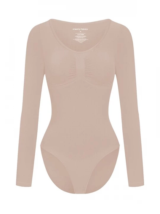 Foto van product cfab Shapingbody 'Bodysuit Sculpting Shapewear Longsleeve mit Slip' beige