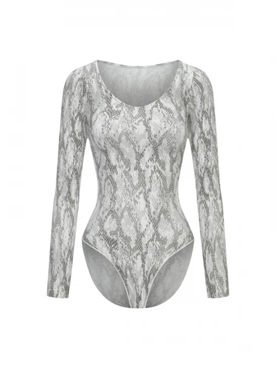 Foto van product cfab Shapingbody 'Bodysuit Sculpting Shapewear Longsleeve mit Slip' offwhite