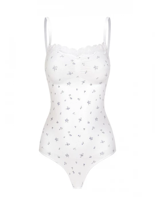 Foto van product cfab Shapingbody 'Bodysuit Sculpting Shapewear mit Lace' lavendel