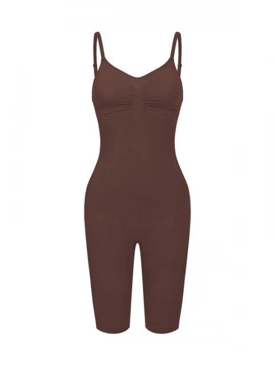 Foto van product cfab Shapingbody 'Bodysuit Sculpting Shapewear mit Shorts' bruin