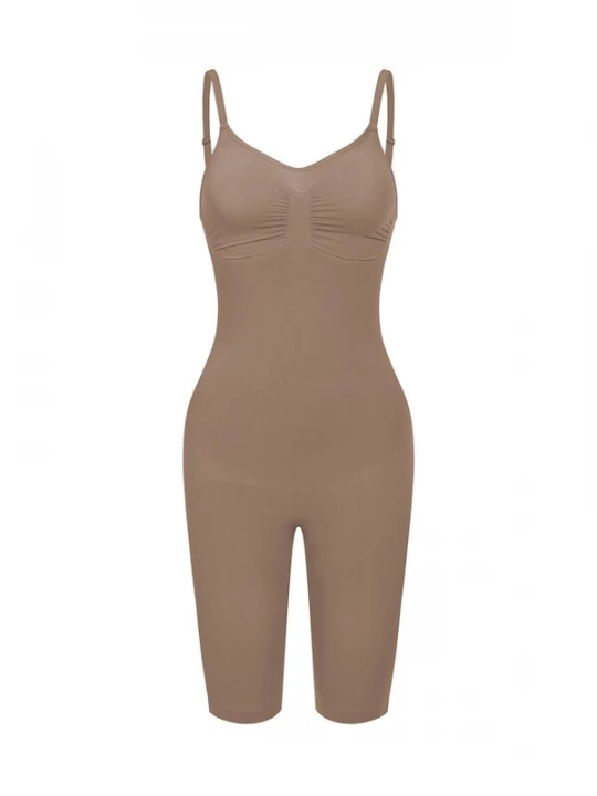 Foto van product cfab Shapingbody 'Bodysuit Sculpting Shapewear mit Shorts' karamel