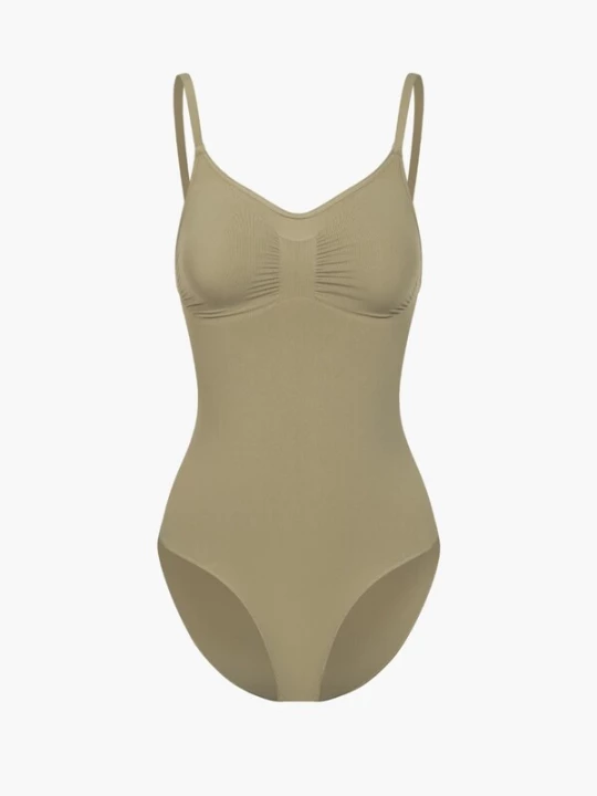 Foto van product cfab Shapingbody 'Bodysuit Sculpting Shapewear mit Slip' olijfgroen