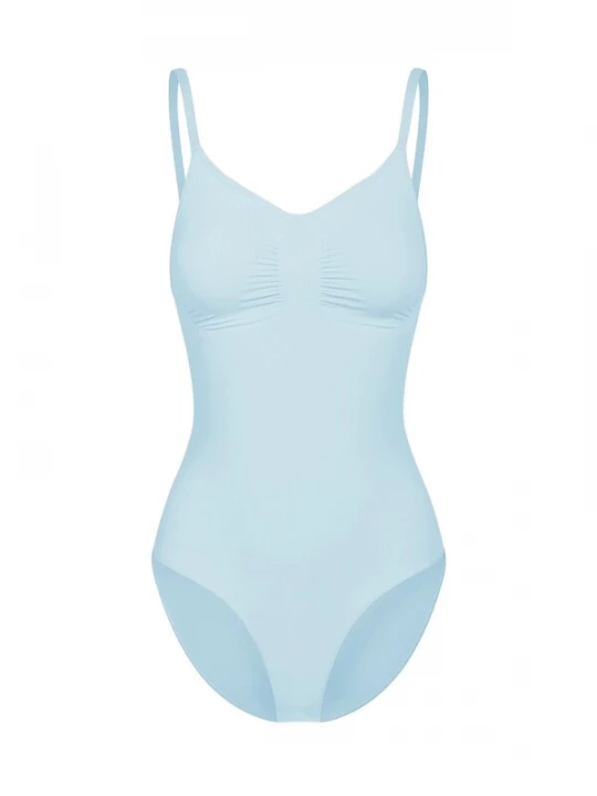 Foto van product cfab Shapingbody 'Bodysuit Sculpting Shapewear mit Slip' pastelblauw