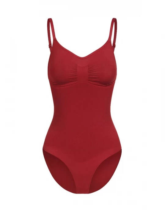 Foto van product cfab Shapingbody 'Bodysuit Sculpting Shapewear mit Slip' wijnrood